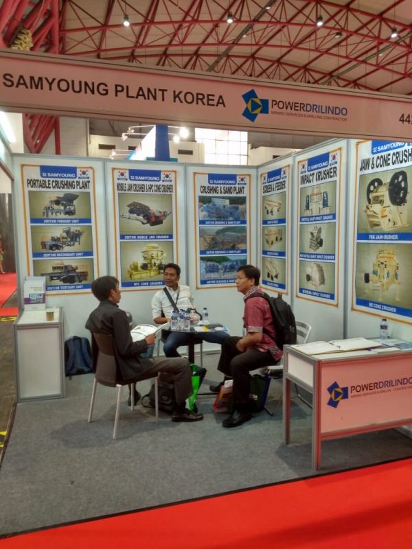 Powerdrilindo and Samyoung in Construction Indonesia Exhibition